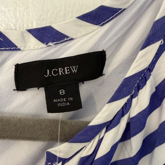 J.Crew V-neck jumpsuit in striped cotton poplin - Picture 5 of 8